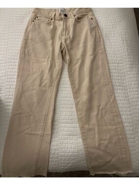 BDG Classic Straight-Leg Pants in Beige